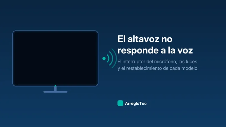 Ilustración de un altavoz inteligente con las luces superiores apagadas