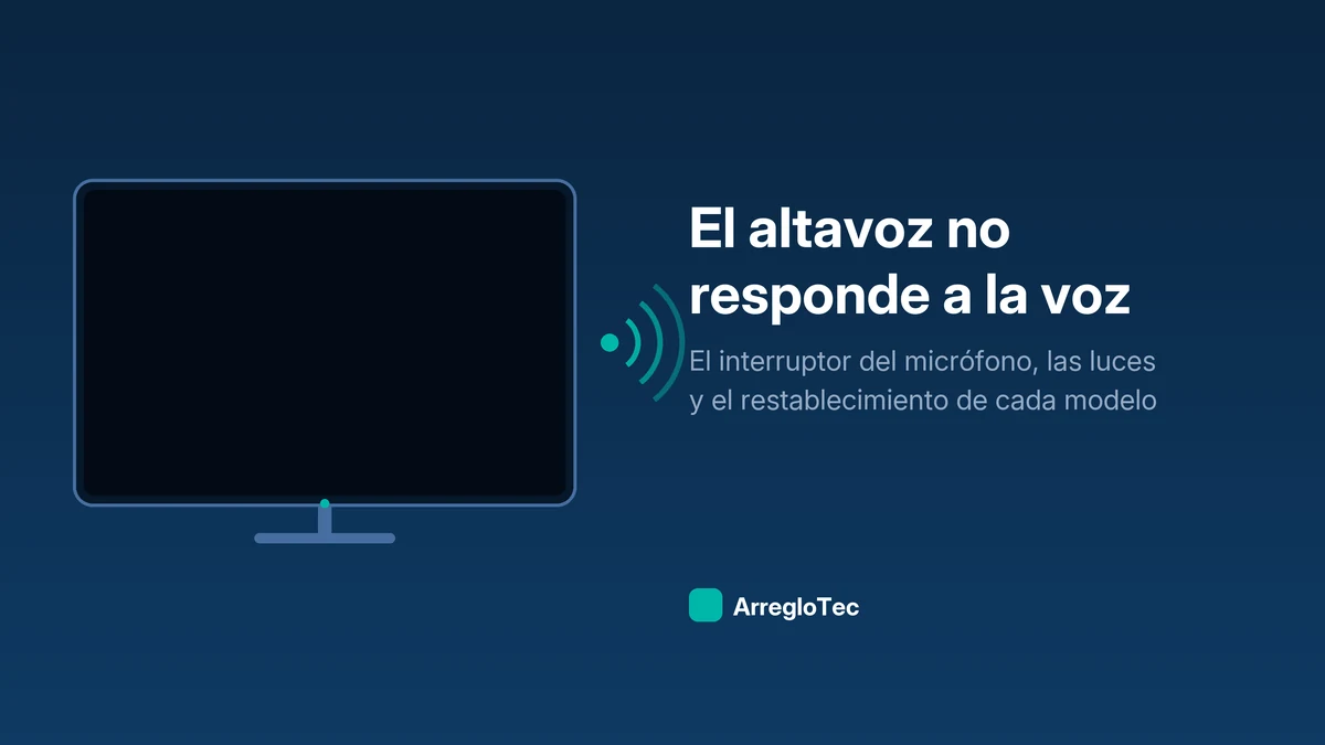 El altavoz inteligente no responde: micrófono, luces y reinicio