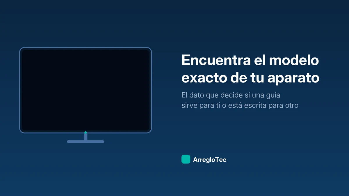 Ilustración de la etiqueta de identificación en la parte trasera de un aparato electrónico