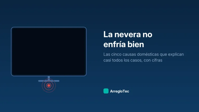 Ilustración de un frigorífico con la puerta entreabierta