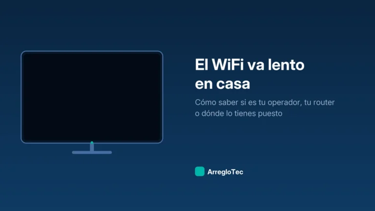 Ilustración de un router con la señal WiFi debilitándose por la casa