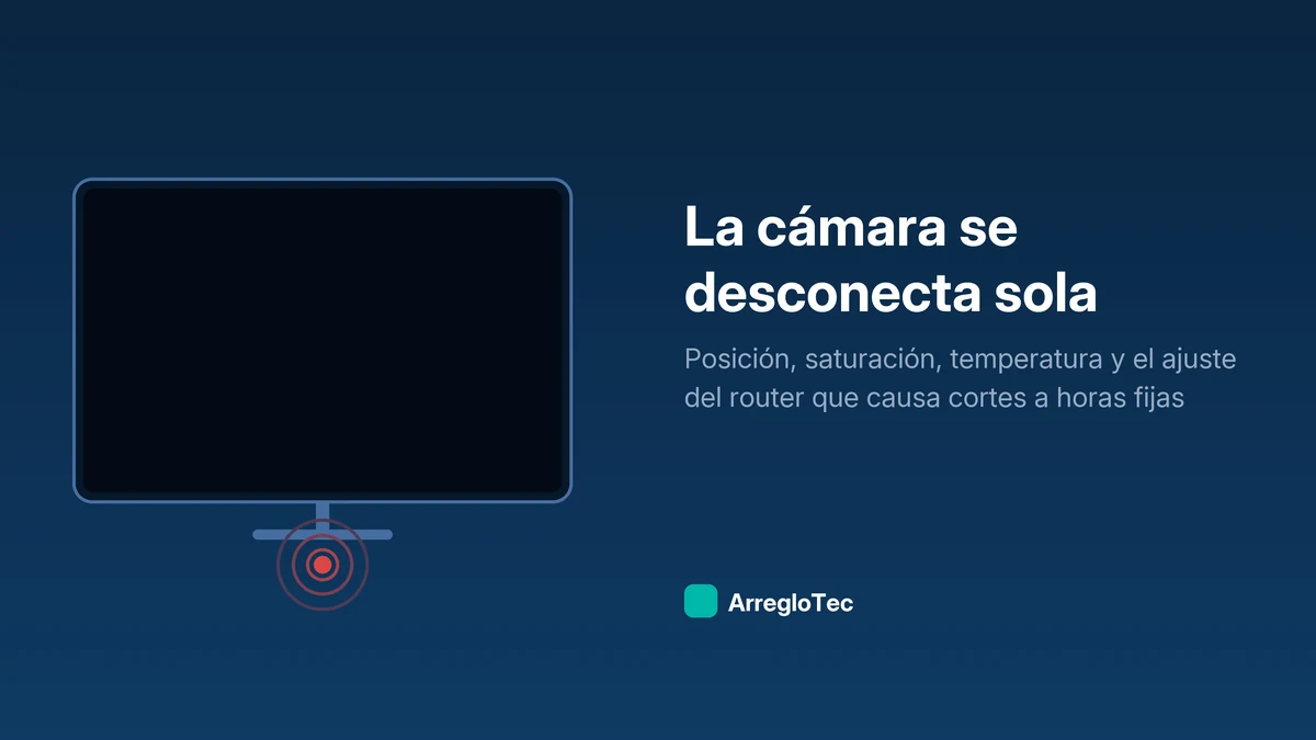 La cámara de seguridad se desconecta del wifi: por qué y cómo arreglarlo