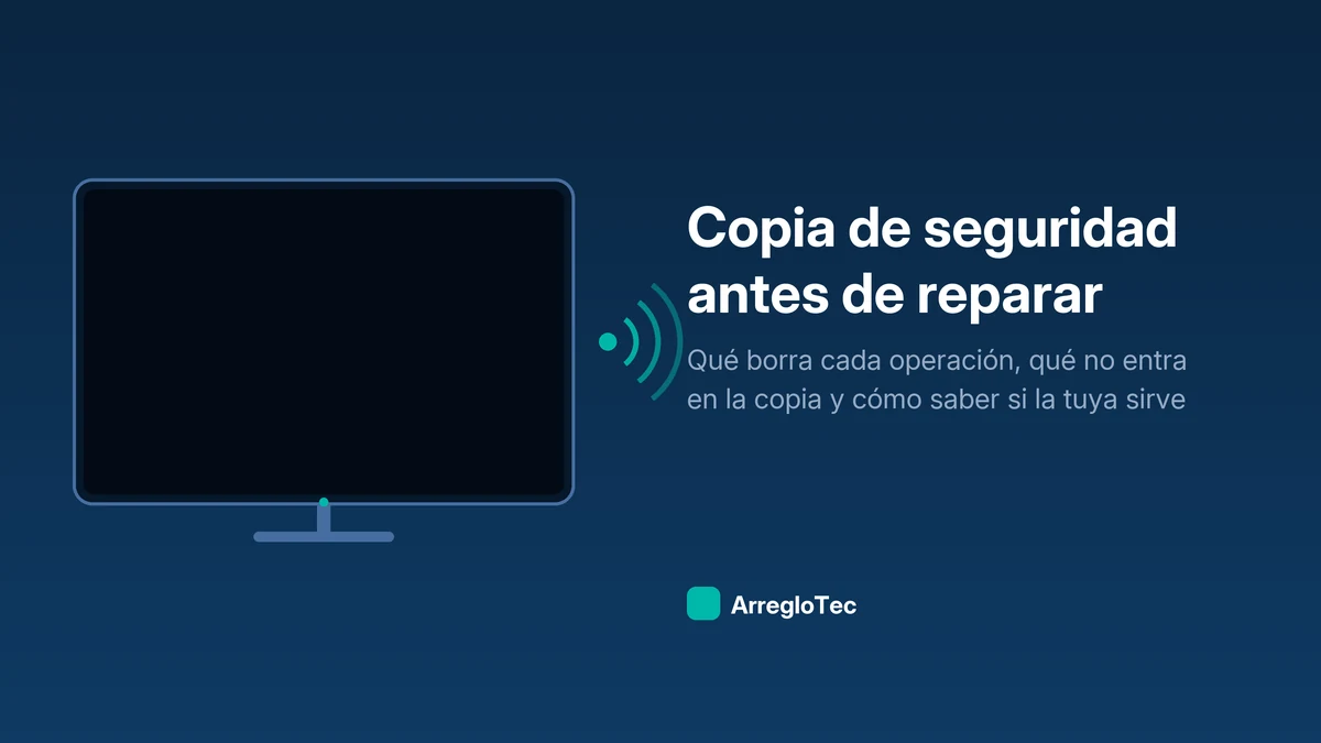 Copia de seguridad antes de reparar: cómo hacerla de verdad