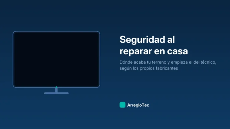 Ilustración de un aparato desenchufado con un símbolo de precaución